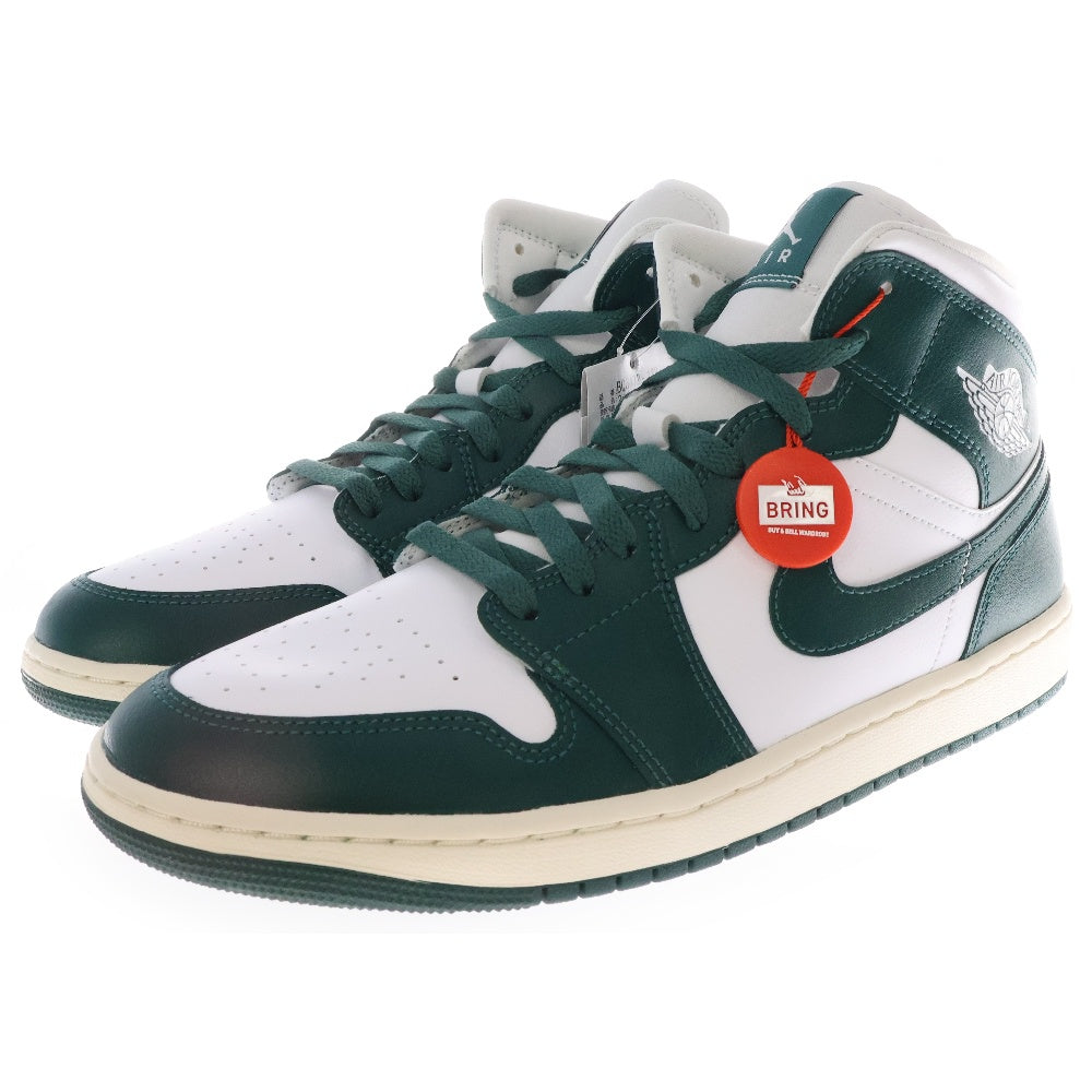 NIKE(ナイキ) WMNS AIR JORDAN 1 MID エアジョーダン 1 ミッド ハイカットスニーカー グリーン US11.5/29.5cm BQ6472-133