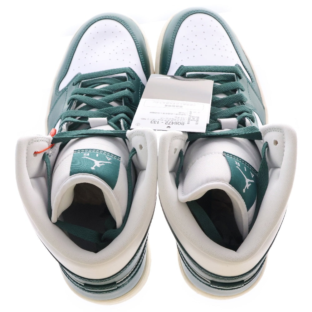 NIKE(ナイキ) WMNS AIR JORDAN 1 MID エアジョーダン 1 ミッド ハイカットスニーカー グリーン US11.5/29.5cm BQ6472-133