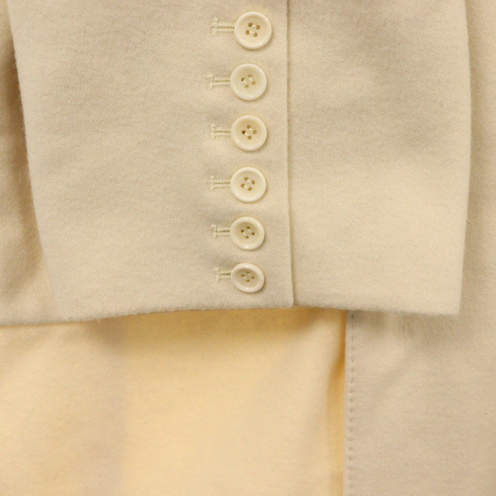 MASU(エムエーエスユー) 24AW BAT COLLAR OVER COAT バットカラー オーバーコート ホワイト MPFW-CT0224