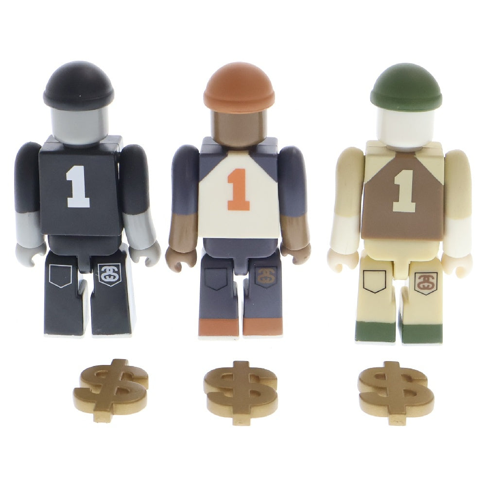 MEDICOM TOY(メディコムトイ) ×STUSSY KUBRICK Peace And Prosperity ピースサイン 3体セット フィギュア マルチカラー