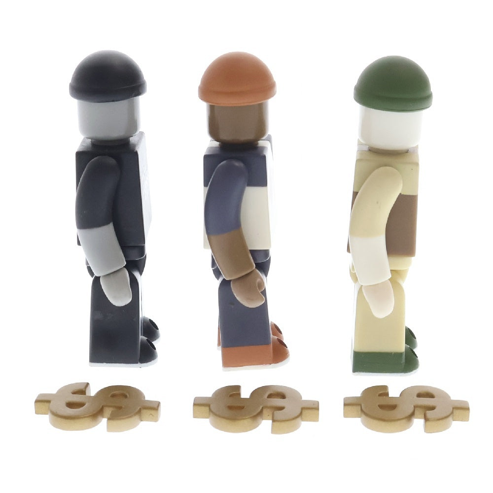 MEDICOM TOY(メディコムトイ) ×STUSSY KUBRICK Peace And Prosperity ピースサイン 3体セット フィギュア マルチカラー