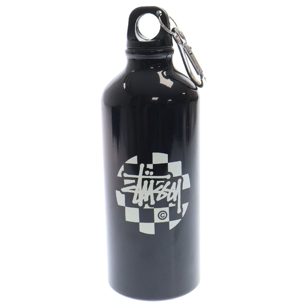 STUSSY(ステューシー) ロゴ チェック柄 ウォーターボトル 水筒 ブラック