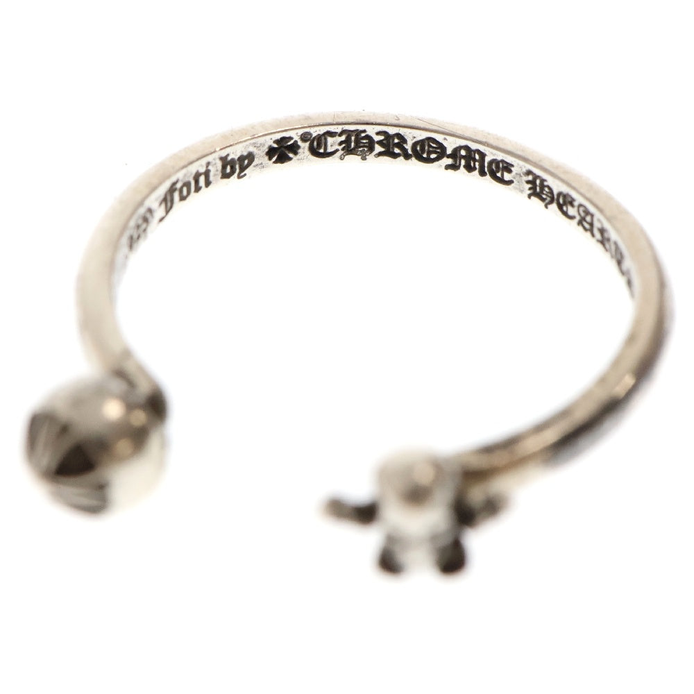 CHROME HEARTS(クロムハーツ) FT HARRIS TEETER/CRS BALL フォティ ハリスティータ クロスボール リング シルバー