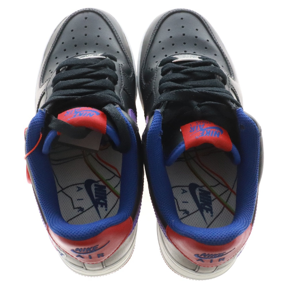 NIKE(ナイキ) AIR FORCE 1 LOW '07 SBY COLLECTION BLACK CQ7506-084 エアフォースワン ローカットスニーカー シブヤ コレクションブラック ブラック/パープル US4/23cm