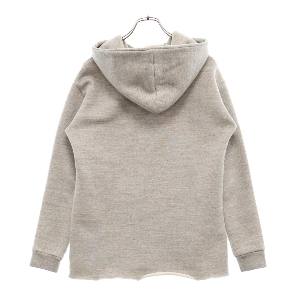 CHROME HEARTS(クロムハーツ) 3クロスパッチ付き カットオフプルオーバーパーカー フーディー グレー