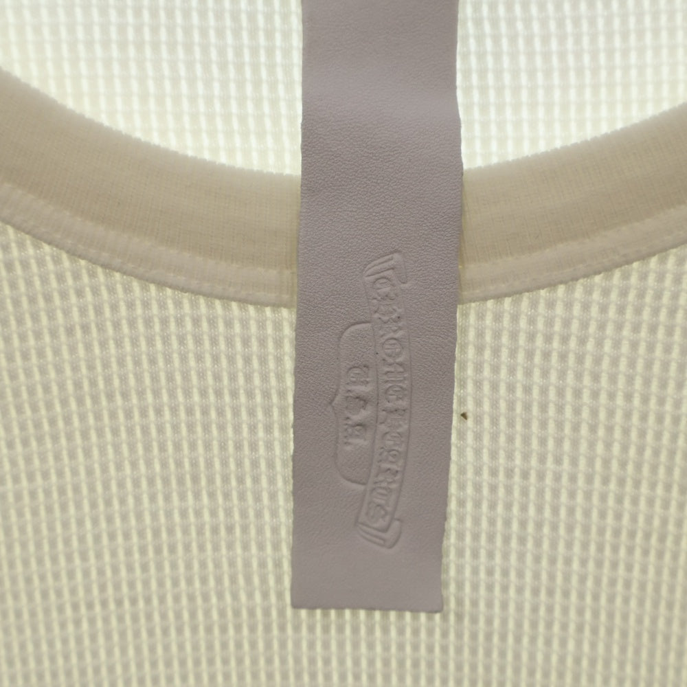 CHROME HEARTS(クロムハーツ) Y NOT クロスパッチ付き サーマル ロングスリーブTシャツ カットソー