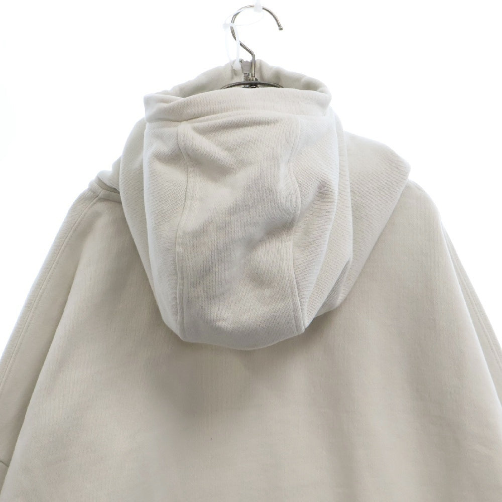 entire studios(エンタイア スタジオ) FULL ZIP フルジップ ジップアップスウェットパーカー フーディー ホワイト ES2106 PO0170