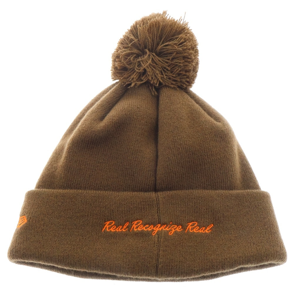 BoTT(ボット) × NEW ERA OG Logo Cuffed Pom Beanie ニューエラ オージーロゴ ビーニー ニット帽 帽子 ブラウン