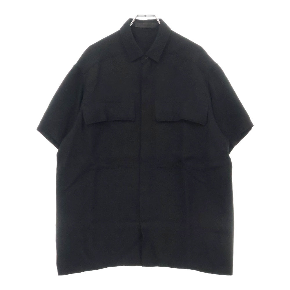 FEAR OF GOD(フィアオブゴッド) CREPE SHORT SLEEVE SHIRT ショート スリーブ 半袖 シャツ FG50-005 ブラック