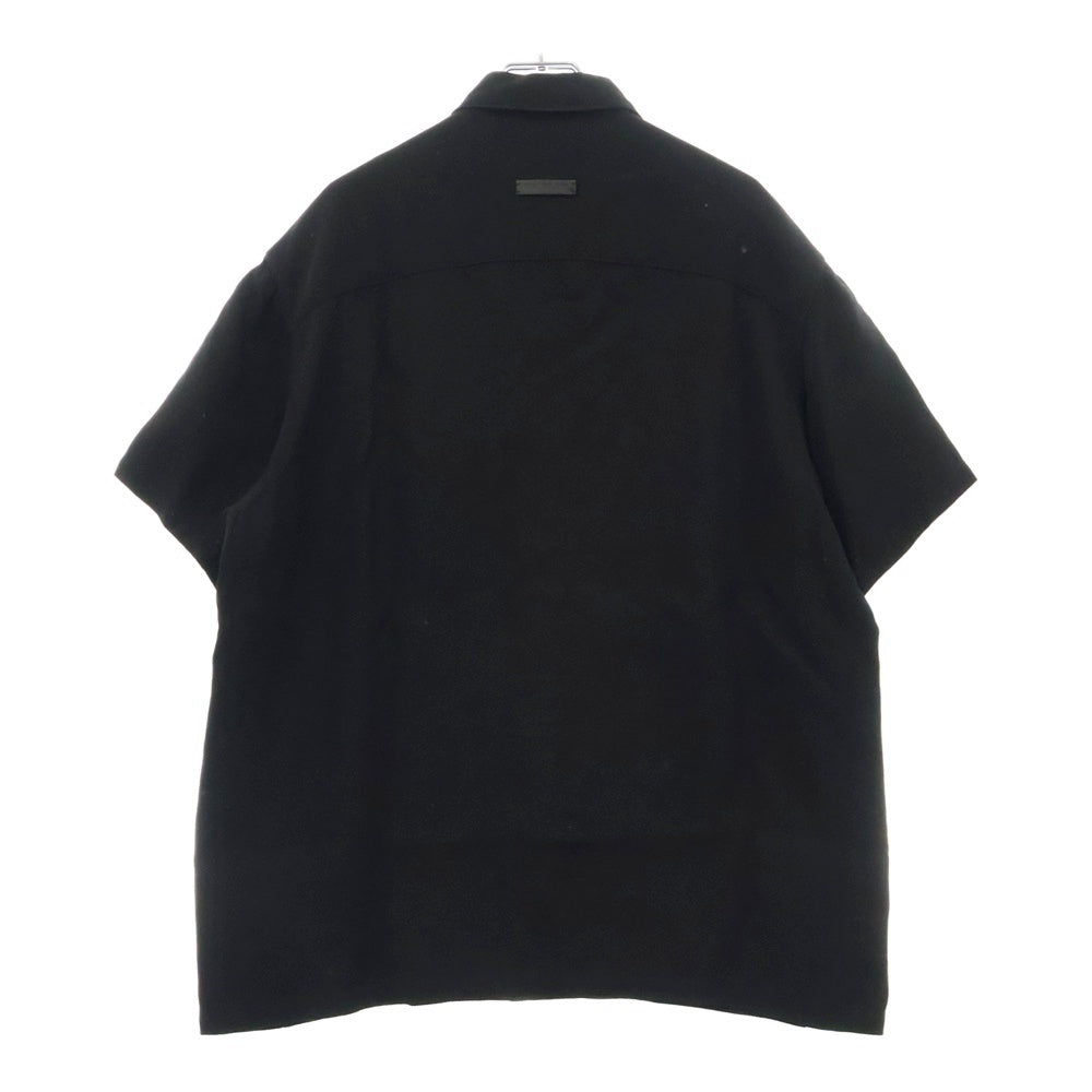 FEAR OF GOD(フィアオブゴッド) CREPE SHORT SLEEVE SHIRT ショート スリーブ 半袖 シャツ FG50-005 ブラック