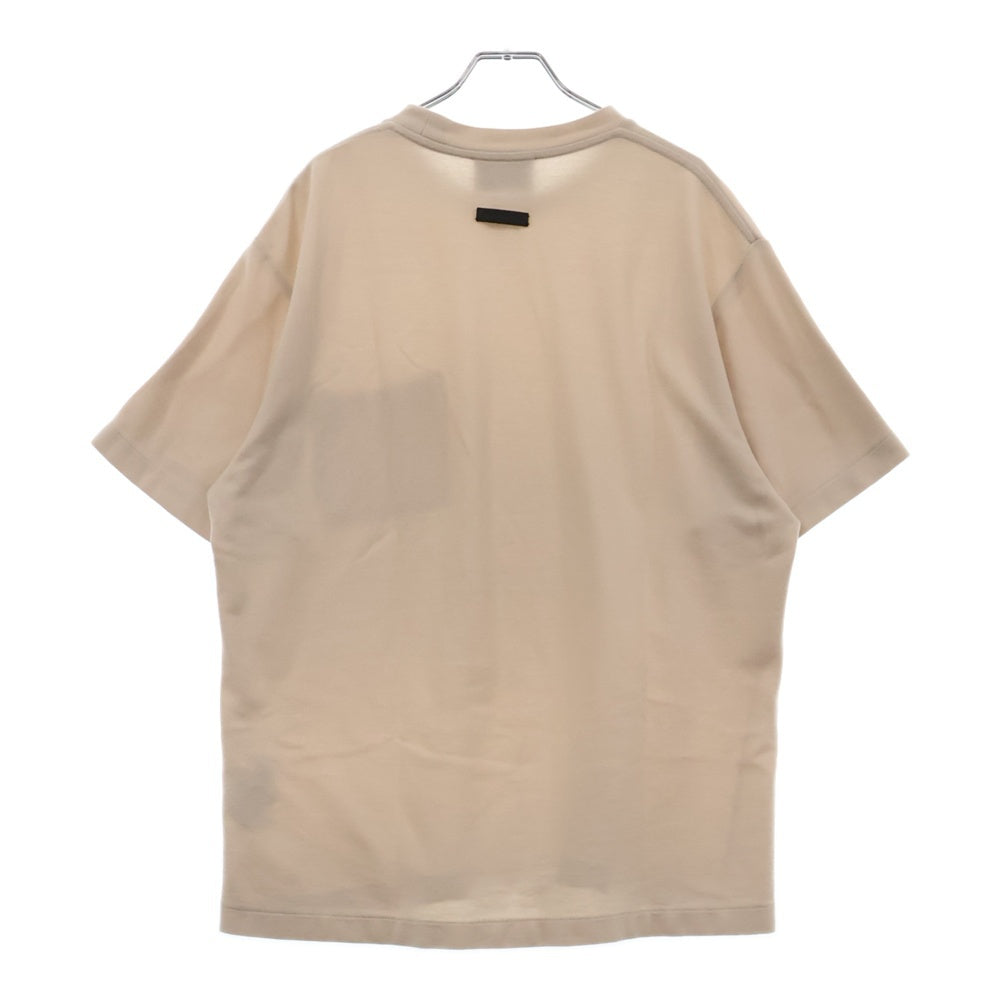 FEAR OF GOD(フィアオブゴッド) 20SS SEVENTH COLLECTION ロゴ パッチ 胸ポケット 半袖カットソー ベージュ FG50-039