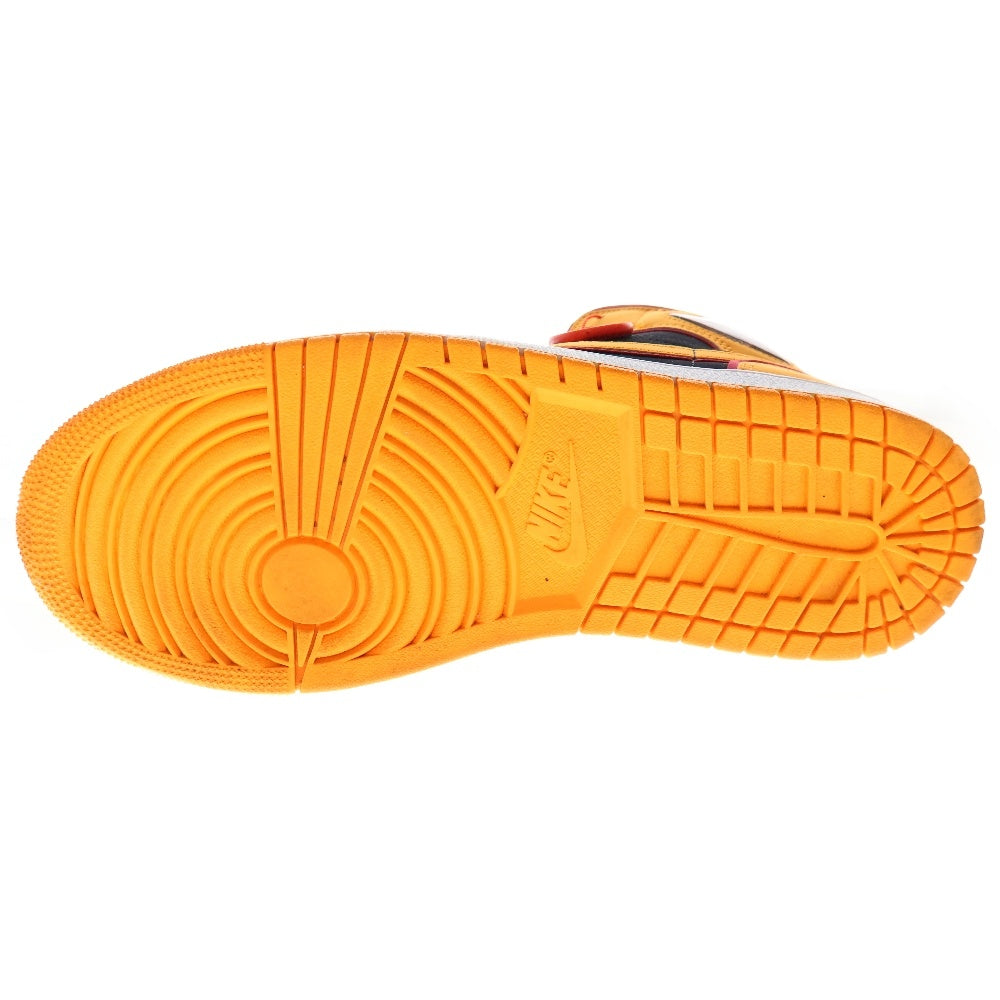 NIKE(ナイキ) AIR JORDAN 1 MID SE VIVID ORANGE エアジョーダン1 ミッド SE ヴィヴィッドオレンジ ミッドカットスニーカー ブラック/オレンジ US9/27.0cm FJ4923-008