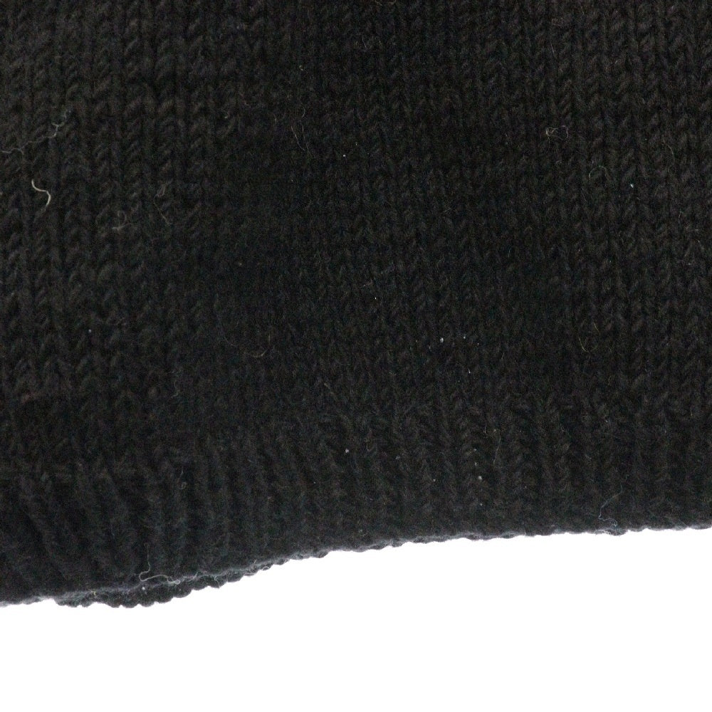 mcmachan woolen(マクマーンウーレン) Knitting MIlls 陰陽ニット セーター ブラック/ホワイト