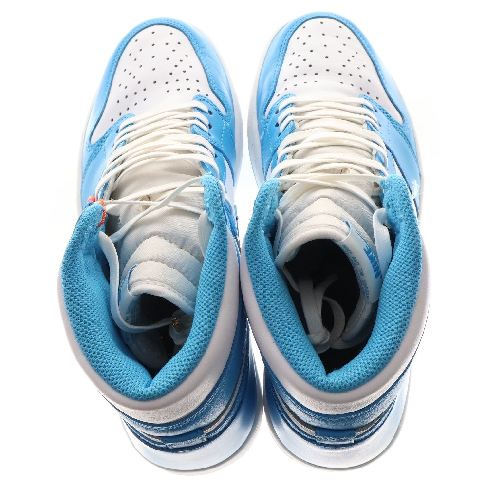 NIKE(ナイキ) AIR JORDAN1 RETRO HIGH UNC 555088-117 エアジョーダン1 ノースカロライナ ハイカットスニーカー ブルー/ホワイト US9.5/27.5cm