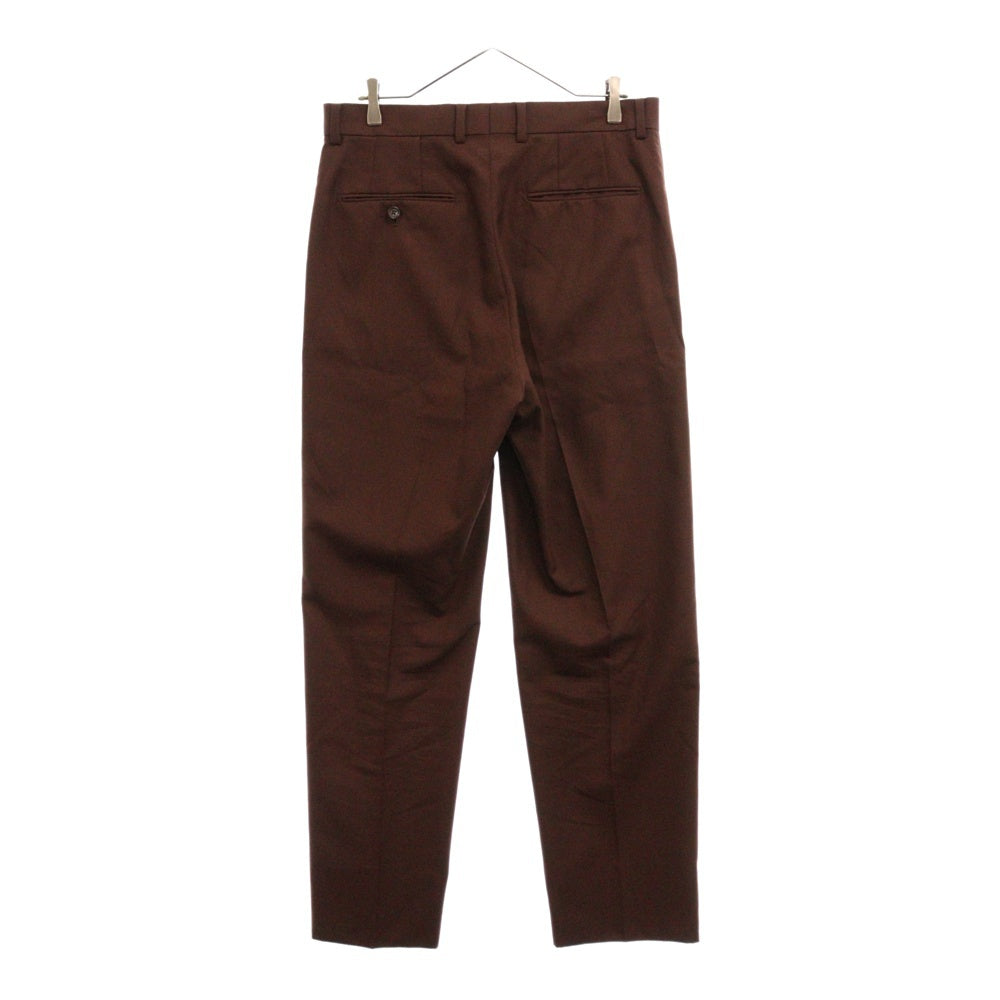 WACKO MARIA(ワコマリア) DORMEUIL DOUBLE PLEATED TROUSERS 2タックスラックス ブラウン