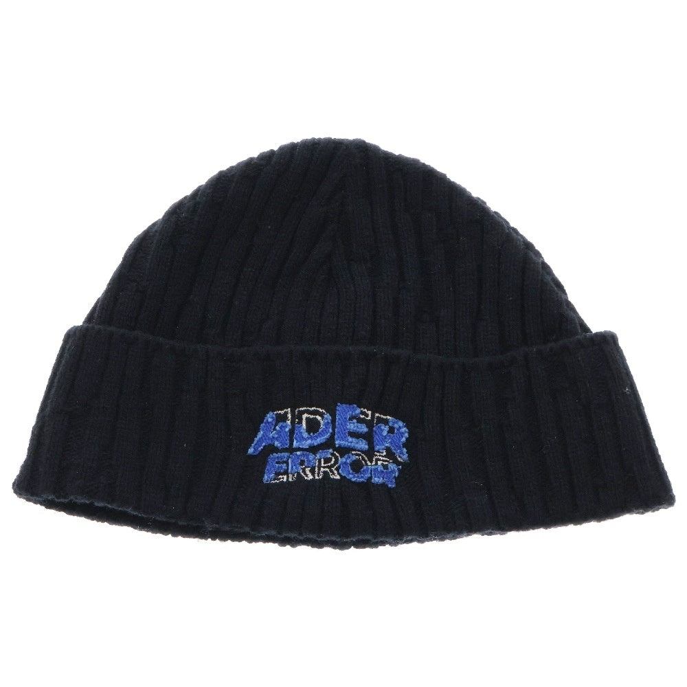 ADER ERROR(アーダーエラー) 24AW LOGO BEANIE ロゴビーニー 帽子 ブラック