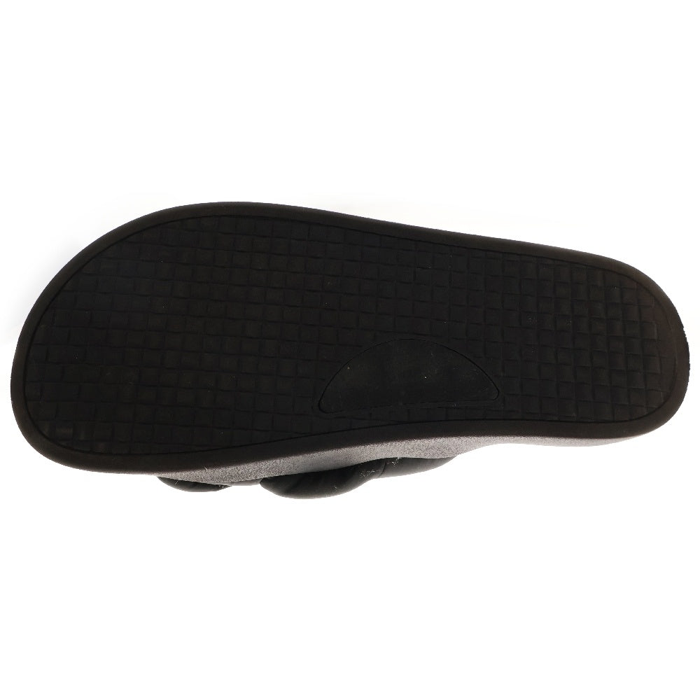 FOOT INDUSTRY(フットインダストリー) DOWN SLIPPER ダウン スリッパー サンダル ブラック
