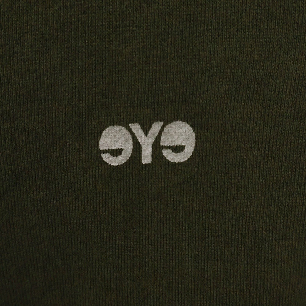 eYe COMME des GARCONS JUNYA WATANABE MAN(アイ コム デ ギャルソン ジュンヤ ワタナベ マン) 14AW 再構築 ジップアップスウェット パーカー カーキ WM-T902 AD2013