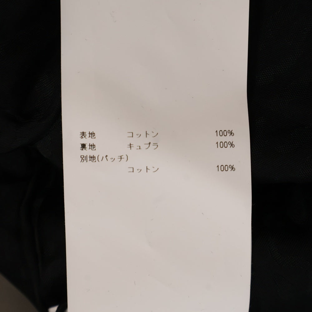 WTAPS(ダブルタップス) 24AW ×MINEDENIM マインデニム 裏地レオパード柄 デニム シングルコート ブラック 24TQMYD-JKM01S