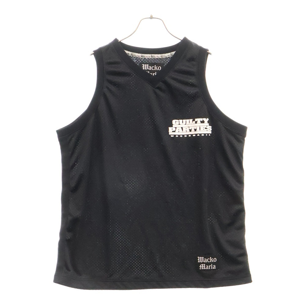 WACKO MARIA(ワコマリア) BASKETBALL JERSEY メッシュ タンクトップ ブラック