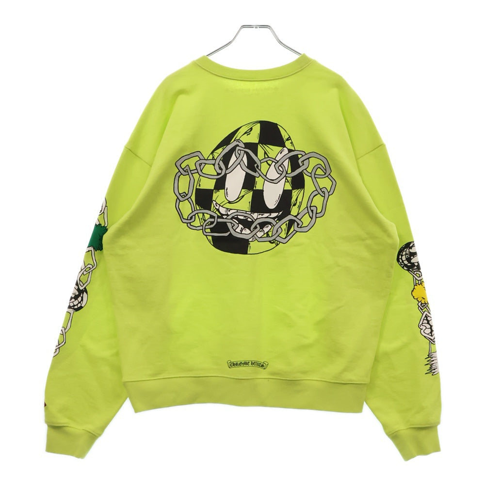 CHROME HEARTS(クロムハーツ) 22AW ×MATTY PPO LINK SWTSHRTBOY マッティボーイ プロ リンク クルーネック スウェット トレーナー イエロー