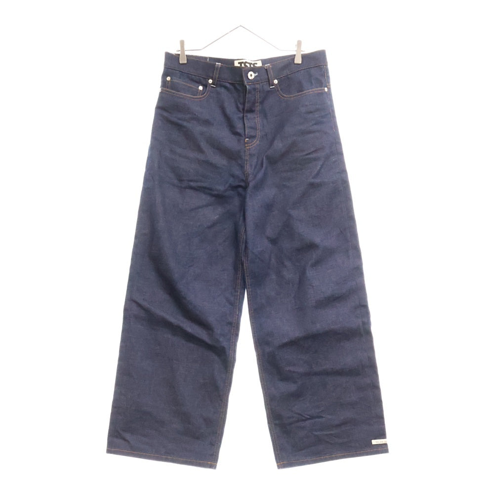 TSTS(ティーエスティーエス) 24AW 2GINGHAM LINING DENIM TROUSERS ギンガム ライニング デニムトラウザーズ パンツ インディゴ 24AMM0303