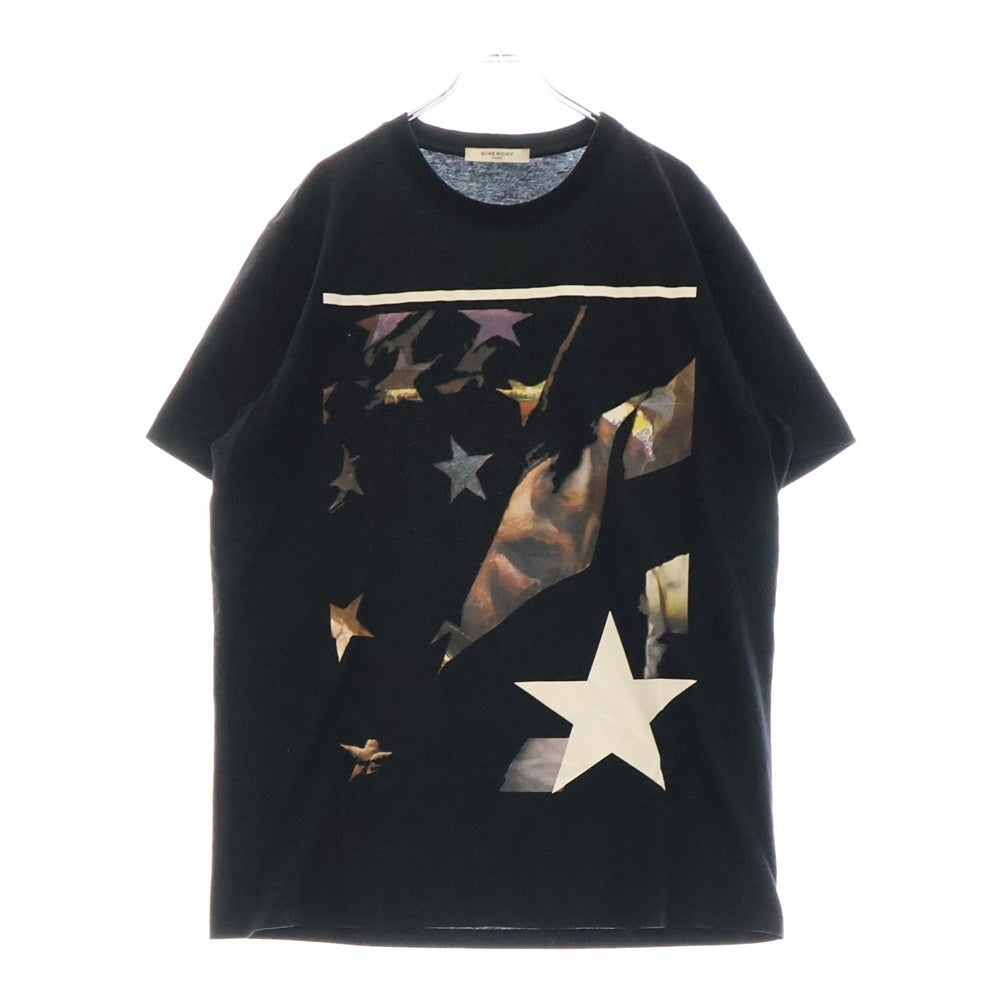 GIVENCHY(ジバンシィ) 13AW スタープリント 半袖Tシャツ カットソー ブラック 13A 7795 478