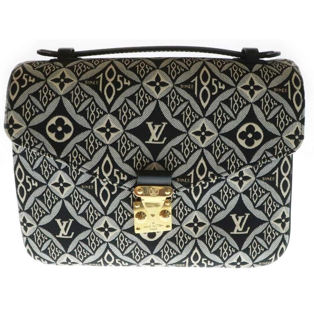 LOUIS VUITTON(ルイヴィトン) ポシェットメティスMM SINCE1854 ハンドバッグ モノグラムジャガード レディース M57272 ホワイト/ブラック