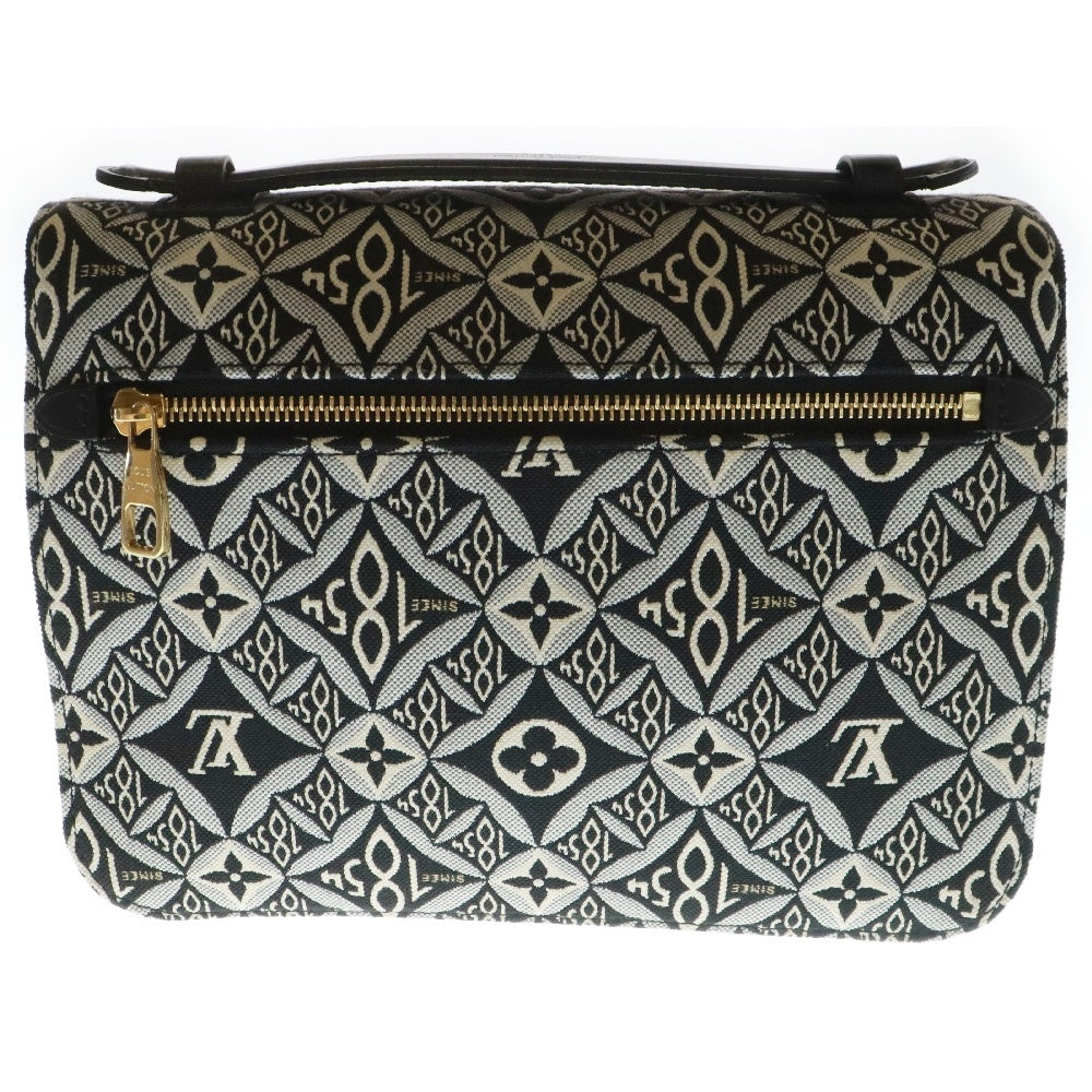 LOUIS VUITTON(ルイヴィトン) ポシェットメティスMM SINCE1854 ハンドバッグ モノグラムジャガード レディース M57272 ホワイト/ブラック