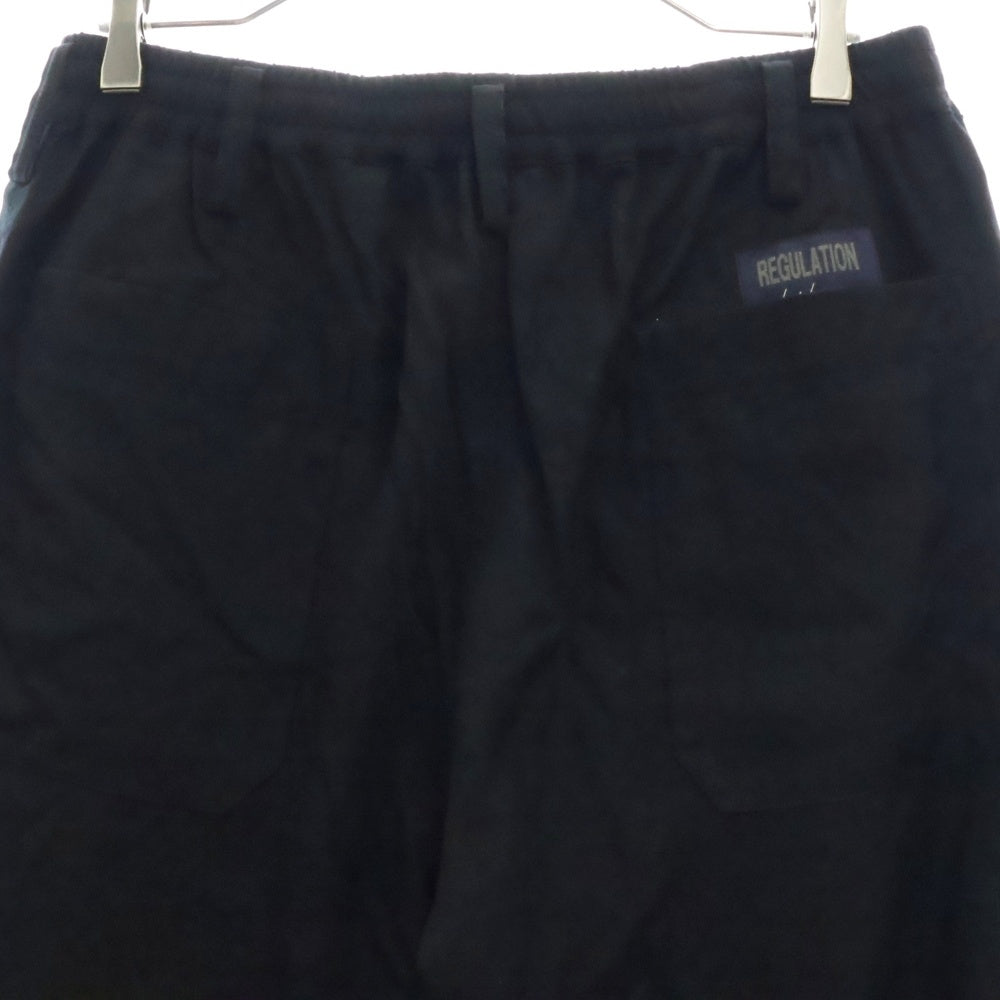 REGULATION Yohji Yamamoto MEN(レギュレーションヨウジヤマモトメン) 24SS セルロース紐パンツ ブラック HS-P03-240