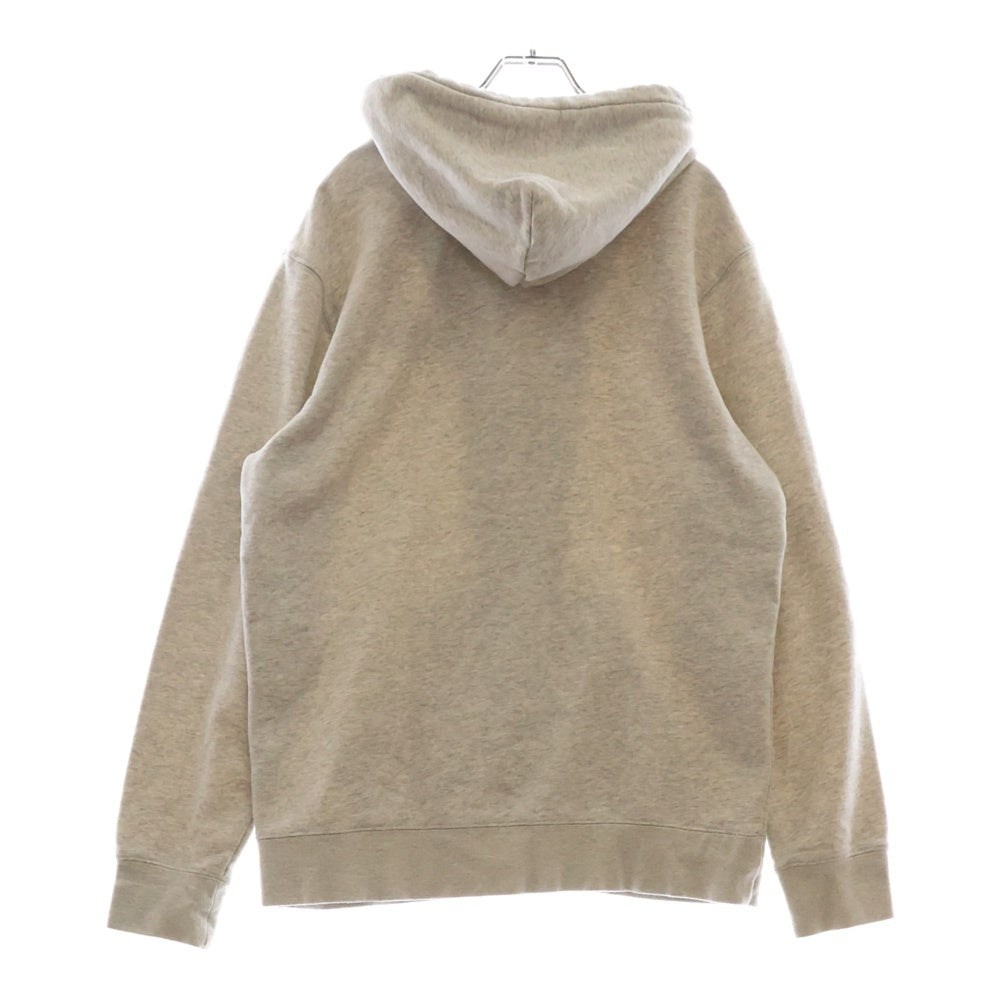 HUF(ハフ) MILTON ZIP-UP HOODIE フロントロゴ刺繍 ジップアップパーカー フーディー グレー
