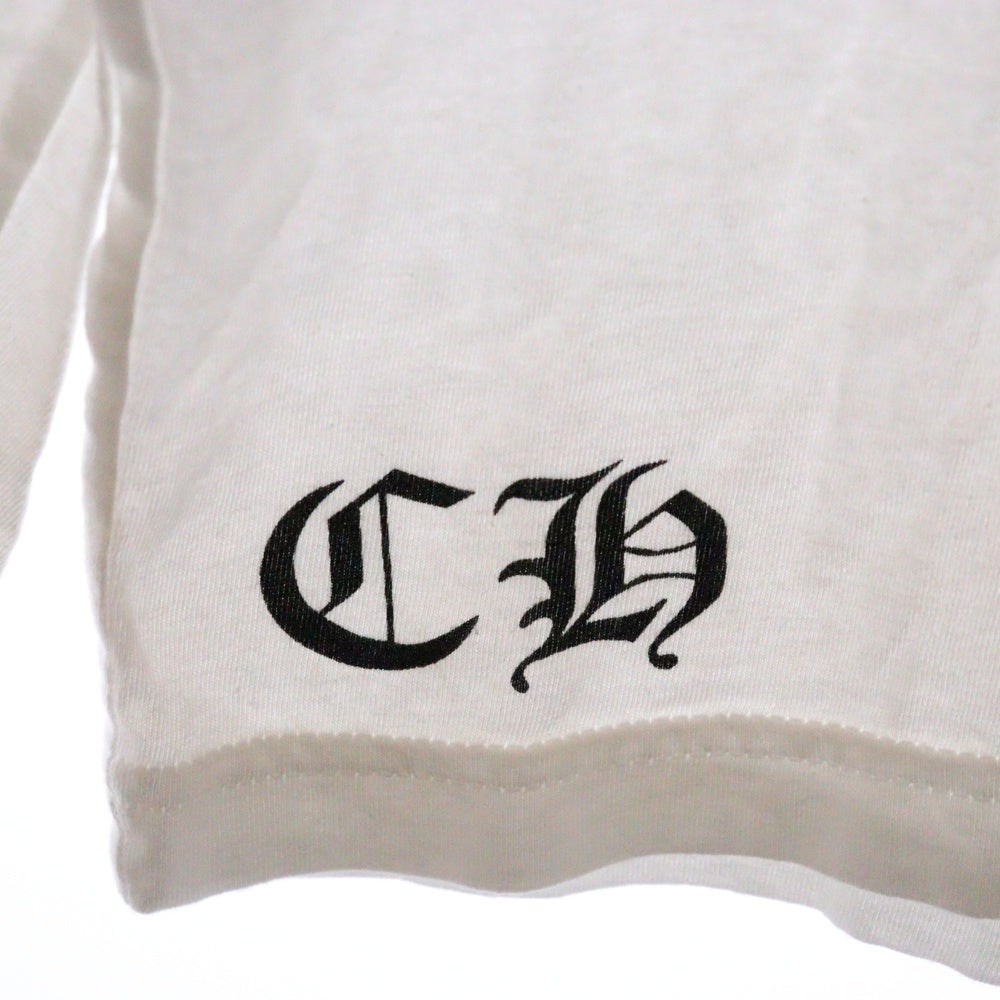 CHROME HEARTS(クロムハーツ) HollyWood Cross Box Logo Tee 長袖カットソー フロントプリント 2212-304-0147