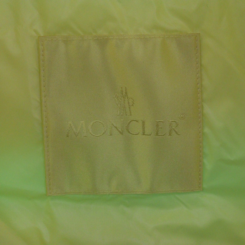 MONCLER(モンクレール) 24SS PARKE GILET パテッド ジップアップダウンベスト ジレ グリーン J10911A00079