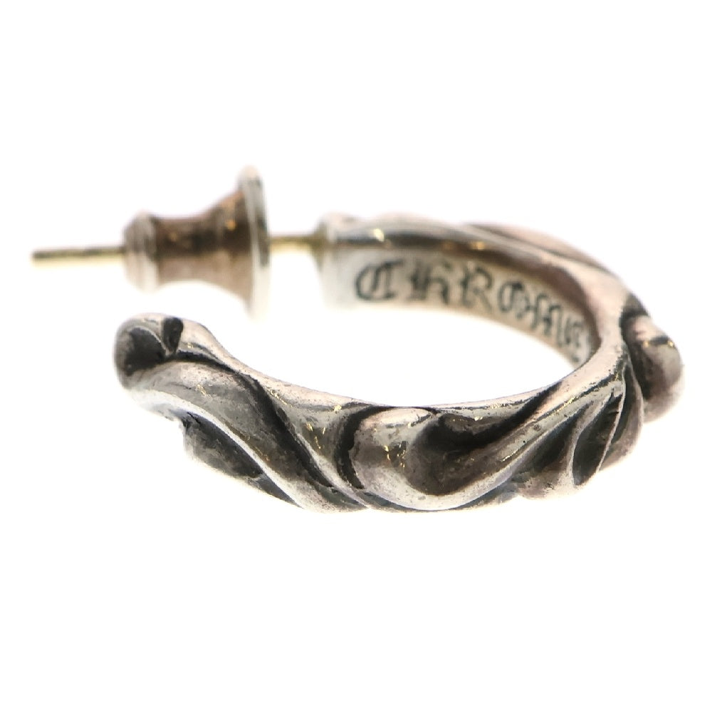CHROME HEARTS(クロムハーツ) HOOP SCROOL スクロール フープピアス シルバー BCA102