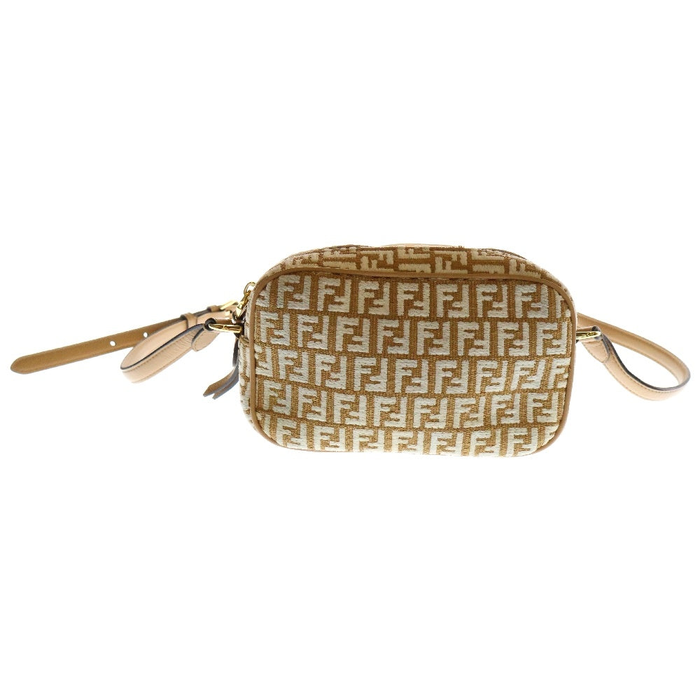 FENDI(フェンディ) ジャガードロゴ カメラバッグ ベージュ レディース 8BS077-APZQ-239-3260