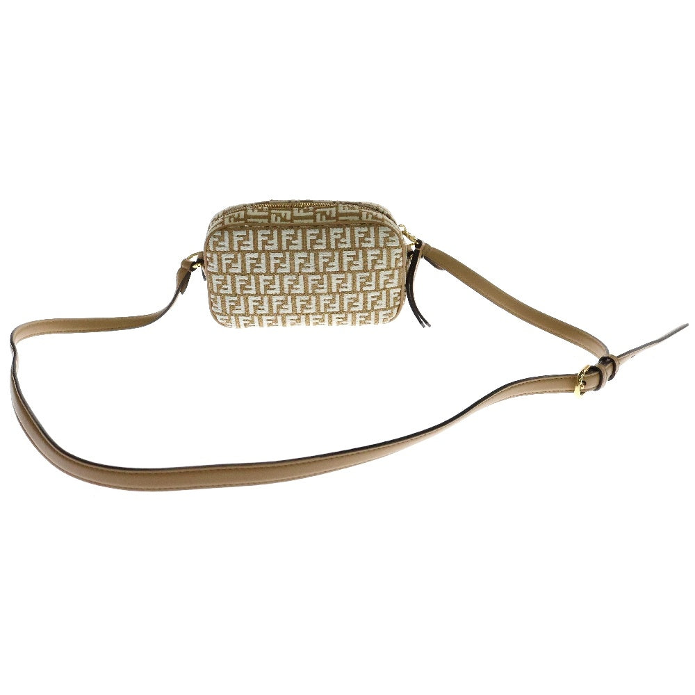 FENDI(フェンディ) ジャガードロゴ カメラバッグ ベージュ レディース 8BS077-APZQ-239-3260