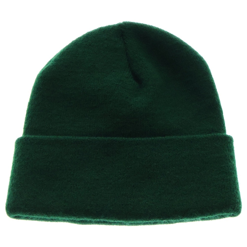 STUSSY(ステューシー) BIG STOCK CUFF ビッグ ストック カフ ロゴビーニー ニット帽 グリーン