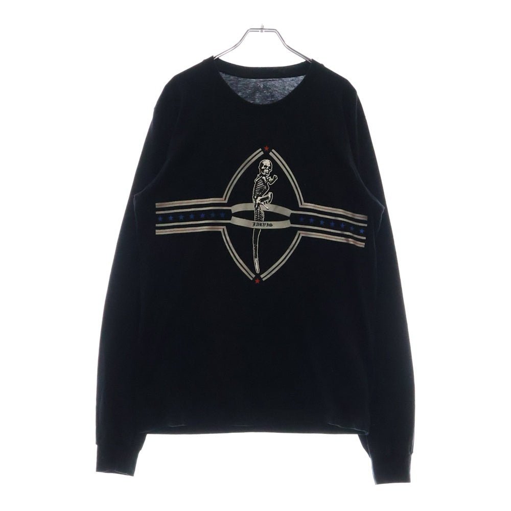 CHROME HEARTS(クロムハーツ) FOTI JARVIS フォティ ジャービス 長袖ロンT カットソー フロントプリント ブラック