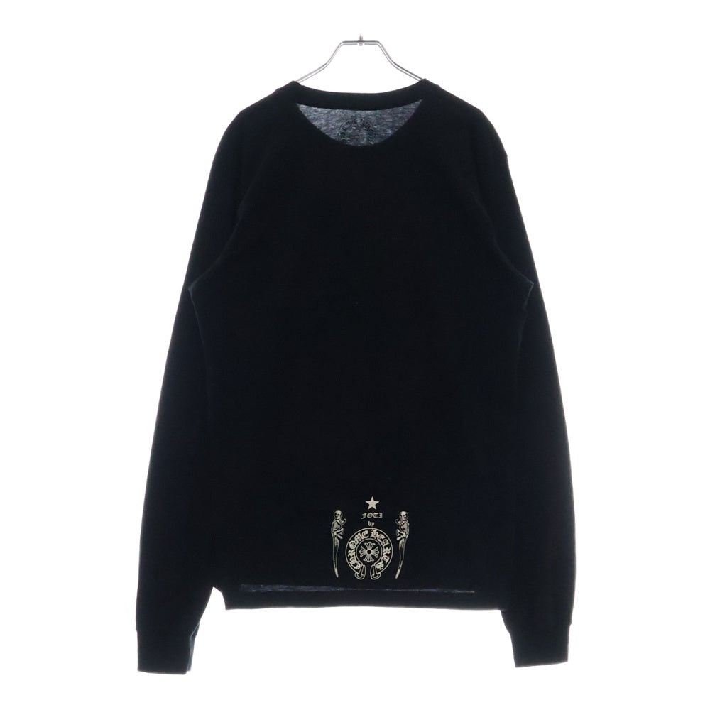 CHROME HEARTS(クロムハーツ) FOTI JARVIS フォティ ジャービス 長袖ロンT カットソー フロントプリント ブラック
