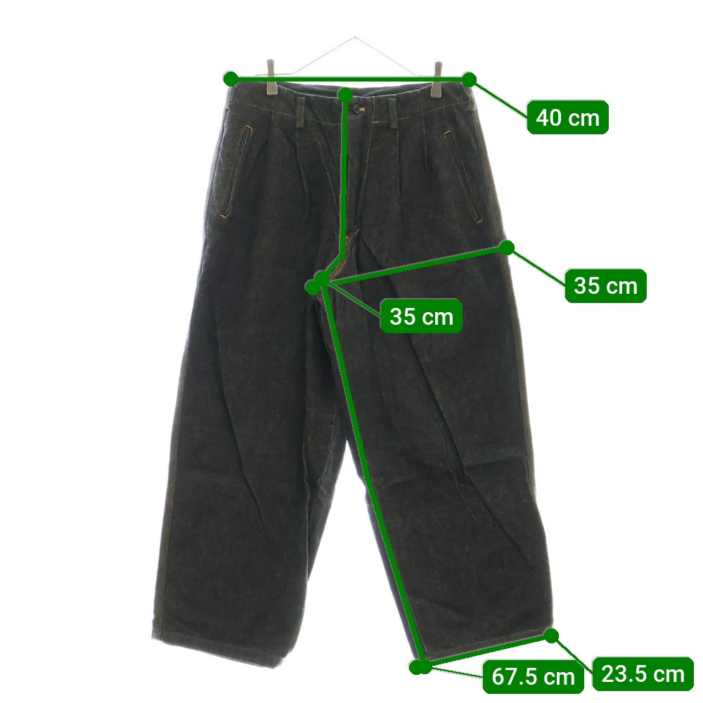 Y's for men(ワイズフォーメン) DENIM PANTS クラッシュ デニム パンツ ブラック MP-P07-041