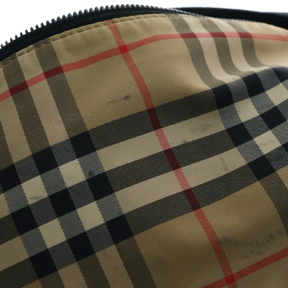 BURBERRY(バーバリー) ヴィンテージ ノヴァチェック ボディバッグ ナイロン レザー ベージュ/ブラック 8026557