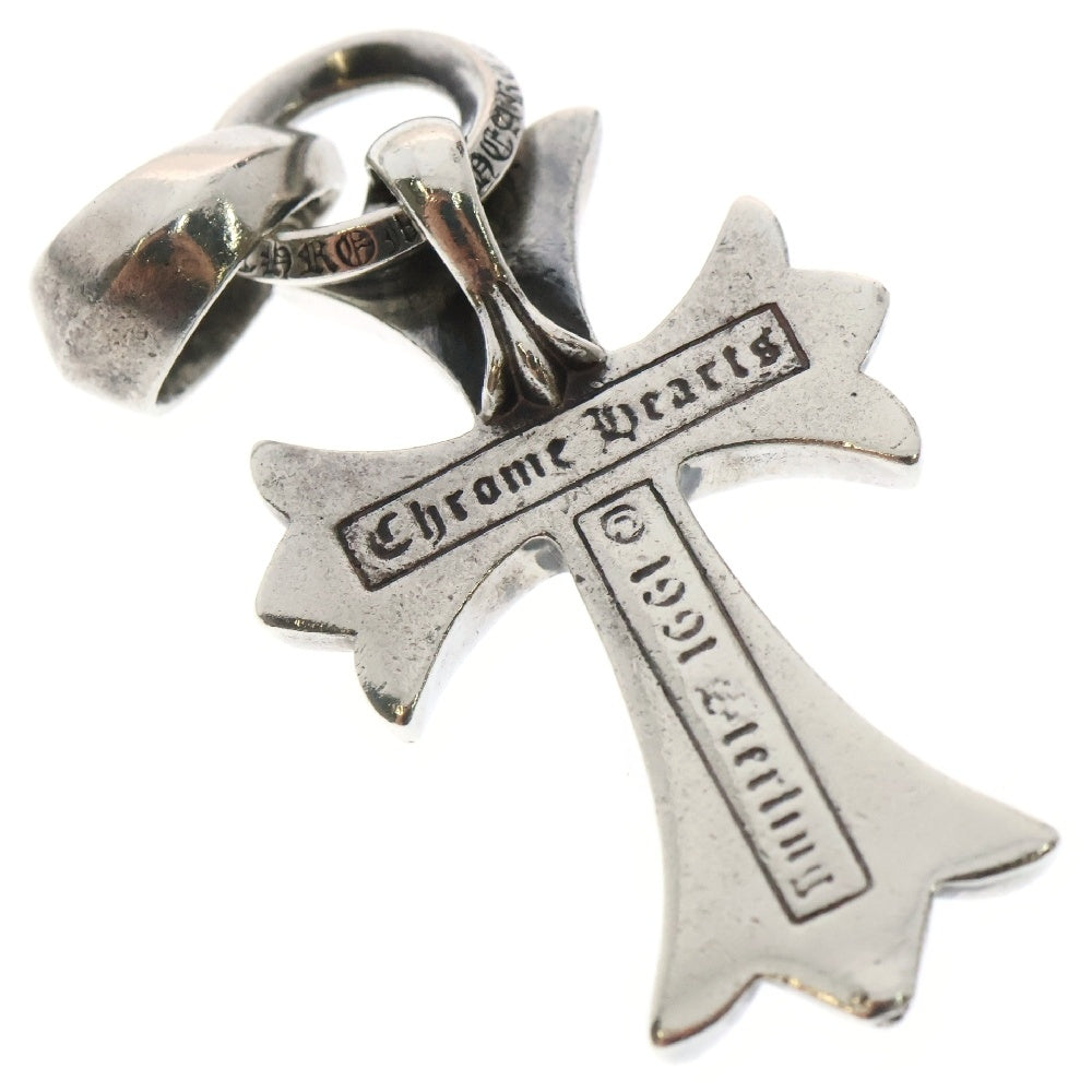 CHROME HEARTS(クロムハーツ) CH CRS SML W/BALE Wベイル スモールCHクロス ペンダントトップ シルバー BCA218