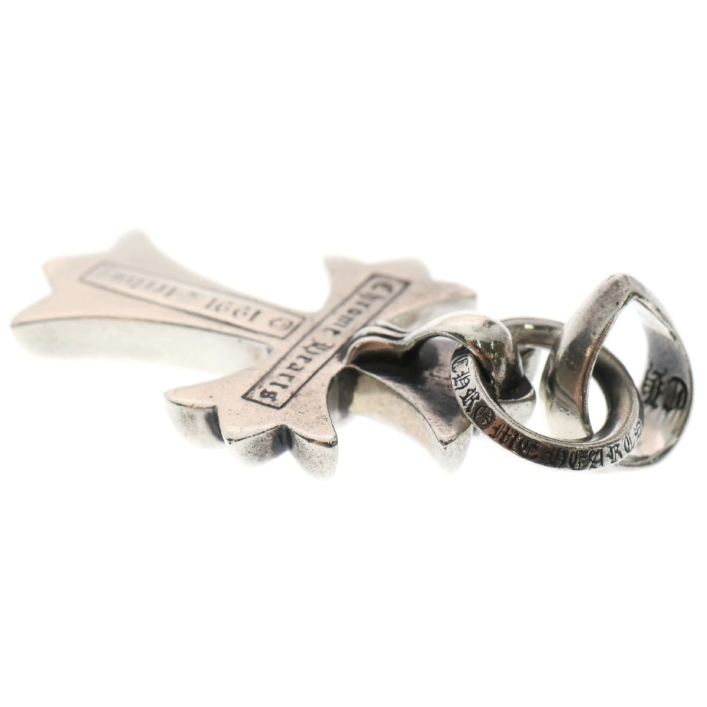 CHROME HEARTS(クロムハーツ) CH CRS SML W/BALE Wベイル スモールCHクロス ペンダントトップ シルバー BCA218