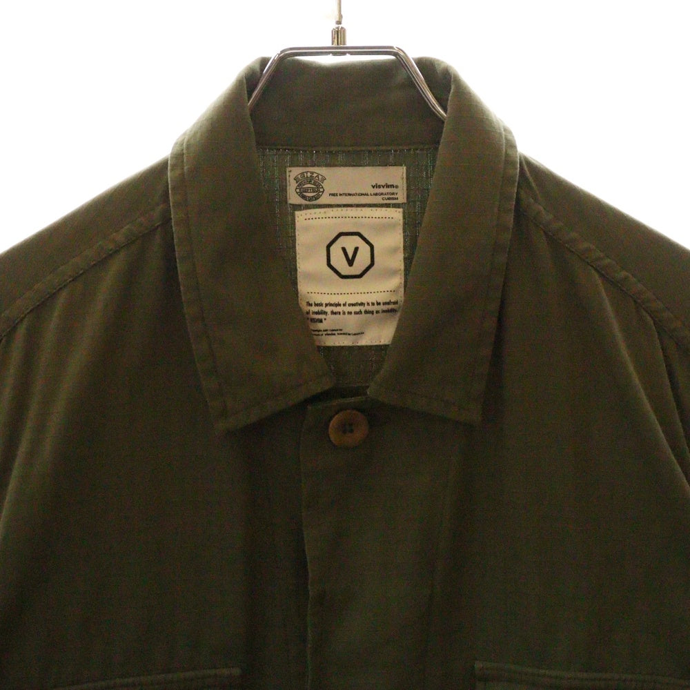 VISVIM(ヴィスヴィム) KILGORE JKT ボタンフライ ミリタリージャケット カーキ