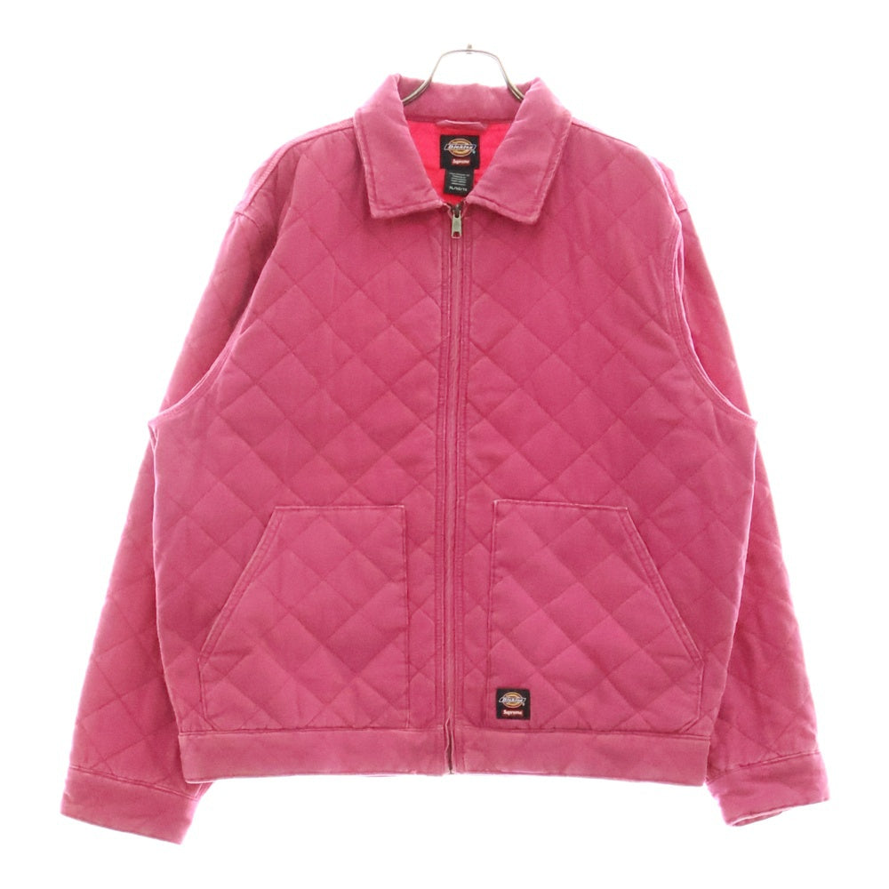 SUPREME(シュプリーム) 21AW ×Dickies Quilted Work Jacket ディッキーズ キルテッド ワークジャケット ピンク