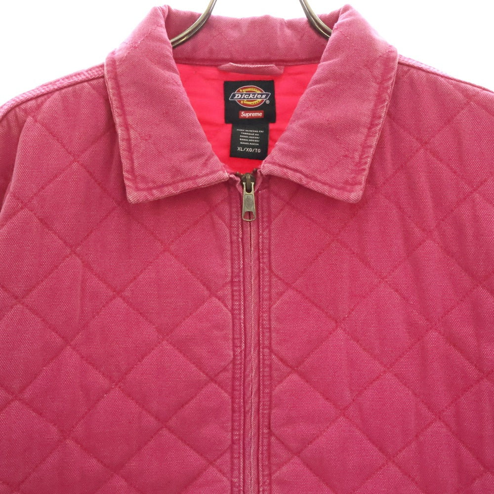 SUPREME(シュプリーム) 21AW ×Dickies Quilted Work Jacket ディッキーズ キルテッド ワークジャケット ピンク