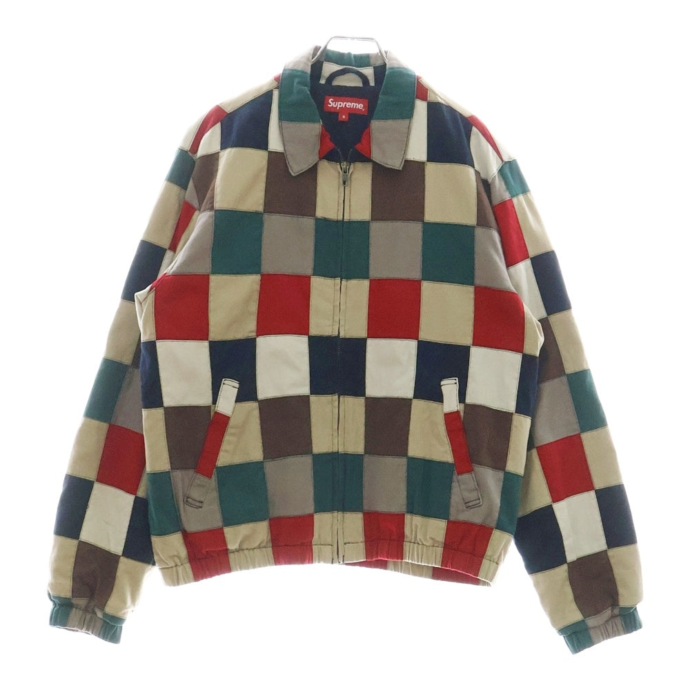 SUPREME(シュプリーム) 19SS Patchwork Harrington Jacket パッチワーク ハリントン ジャケット ジップアップ ブルゾン マルチカラー