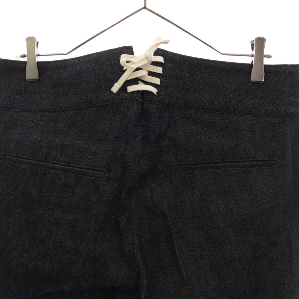 VISVIM(ヴィスヴィム) 22SS SS HOLMAN PANTS UNWASHED 0122105005018 センタープレス ストレートデニムパンツ インディゴ