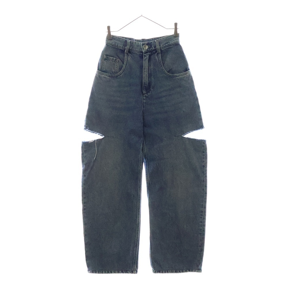 Maison Margiela 1(メゾンマルジェラ) 22SS Slash Detail Denim Pants スラッシュディテール デニムパンツ インディゴ レディース S51LA0051