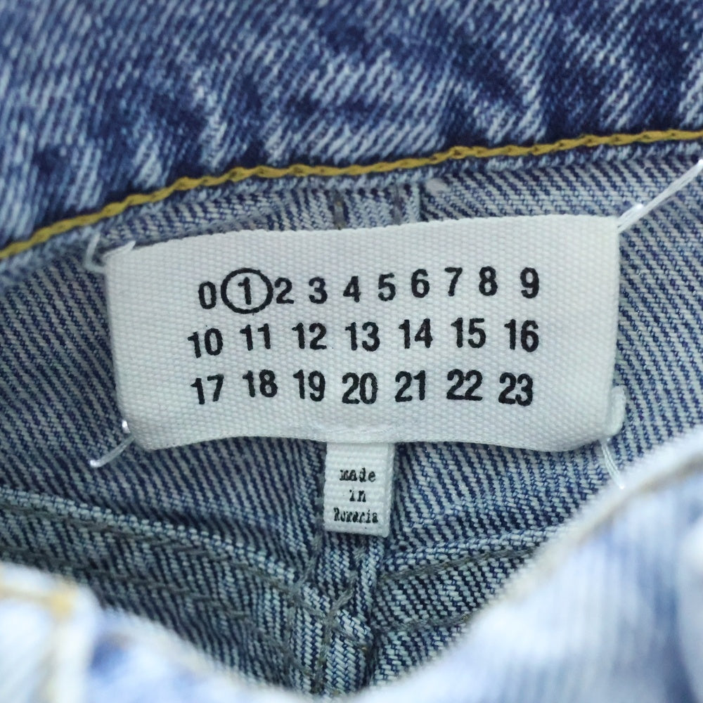 Maison Margiela 1(メゾンマルジェラ) 22SS Slash Detail Denim Pants スラッシュディテール デニムパンツ インディゴ レディース S51LA0051